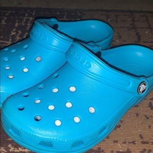 Baby blue crocs